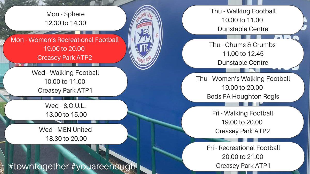 Dunstable Town FC #tOWNtogether tweet media