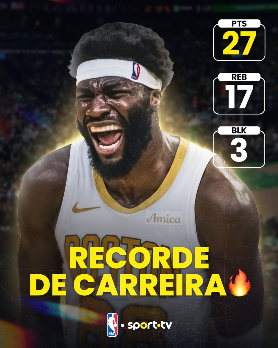 sporttvportugal's tweet photo. NEEMIAS FEZ O MELHOR JOGO DA CARREIRA💪

O nosso gigante fez um novo recorde de pontos, com 27, na vitória frente aos Sixers 👏

#sporttvportugal #NBAnasporttv #NBA #NeemiasQueta #DifferentHere #BetclicNBA https://t.co/ov9g0fqBVH