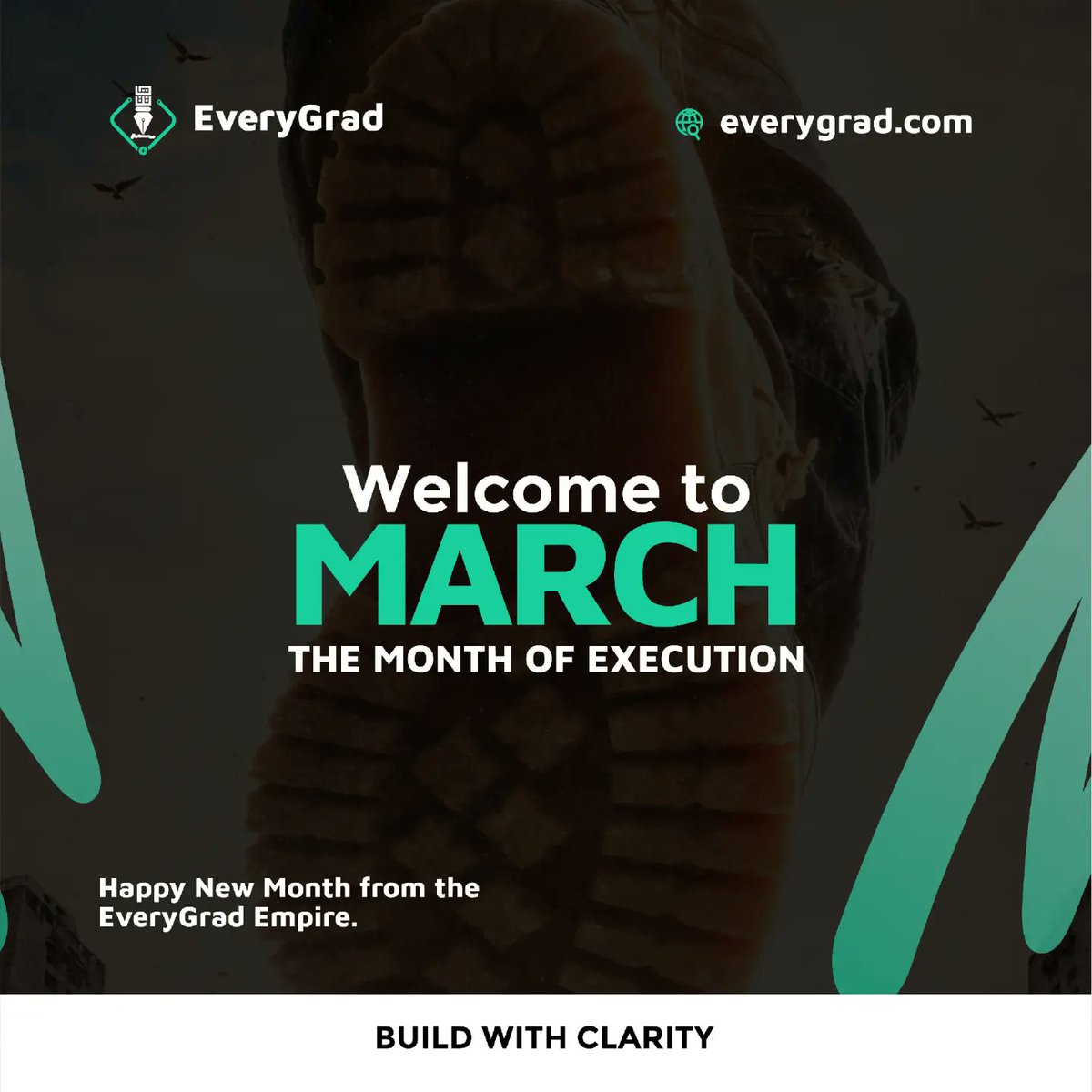 EveryGrad's tweet photo. Happy New Month! As we step into March, we are shifting our focus from planning to execution. 

This is the month where data is gathered, methodologies are tested, and real academic governance takes shape

 Welcome to the month of execution.

 #EveryGrad #HappyNewMonth #March2026 https://t.co/d6BoCq4ENV