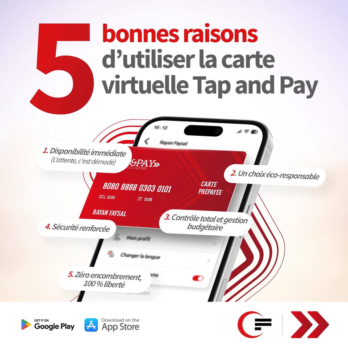 FaysalCompany's tweet photo. Pourquoi s'encombrer d'un morceau de plastique quand le futur tient dans votre smartphone ? La carte virtuelle @TapandPayapp n'est pas qu'une alternative, c'est une mise à jour de votre quotidien financier.

#𝑭𝒂𝒚𝒔𝒂𝒍𝑪𝒐𝒎𝒑𝒂𝒏𝒚 #𝑭𝒊𝒏𝒕𝒆𝒄𝒉 #𝑻𝒂𝒑𝒂𝒏𝒅𝑷𝒂𝒚 https://t.co/jOvdRweGlN