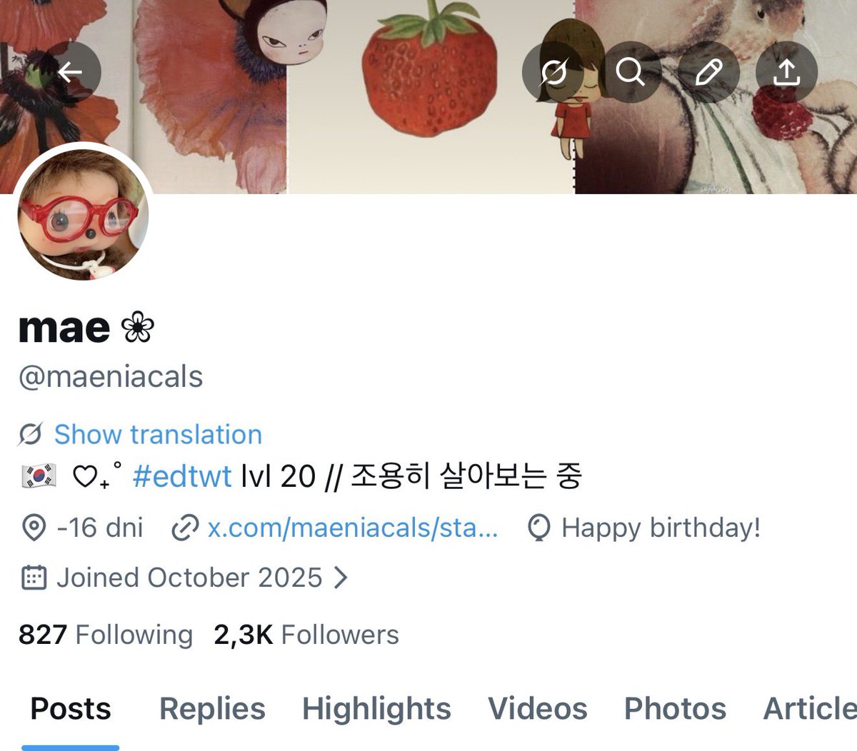 mae ❀ | ia in korea tweet media