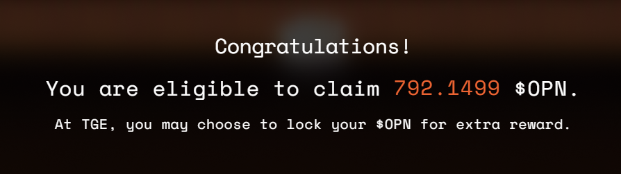for 100 points on the platform i got 800 $opn tokens, ok, that’s probably one of the worst drops i’ve ever had

with arbitrage via oxygen delta i’m making way more than the first prediction market drop everyone waited for

disappointment is the slogan of early 2026