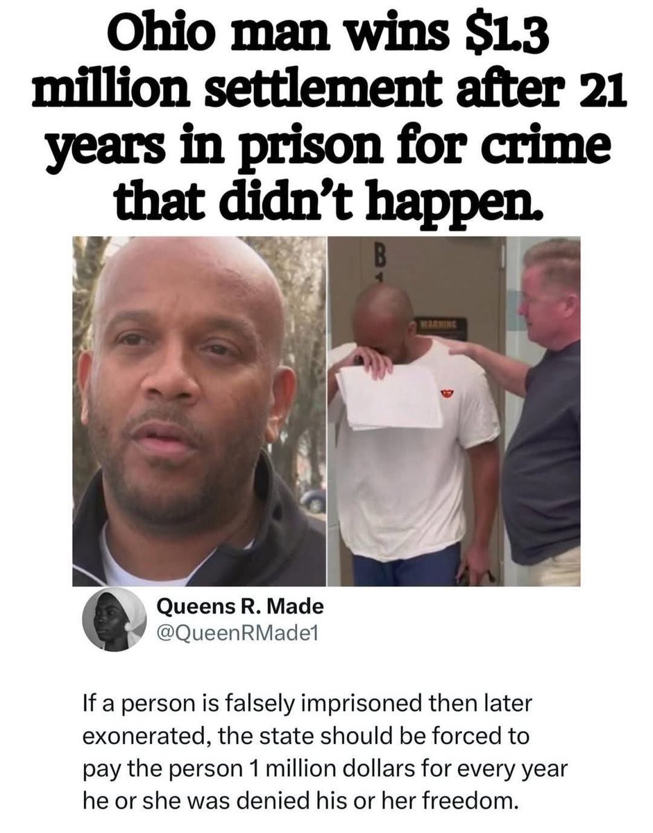 Ralph Blaine Smith, a Black man from Ohio, was awarded a $1.3 million settlement in early 2023 after being wrongfully imprisoned for 21 years for a home invasion and robbery that may have never actually occurred.

In 2000, Smith was accused and convicted of an armed home invasion