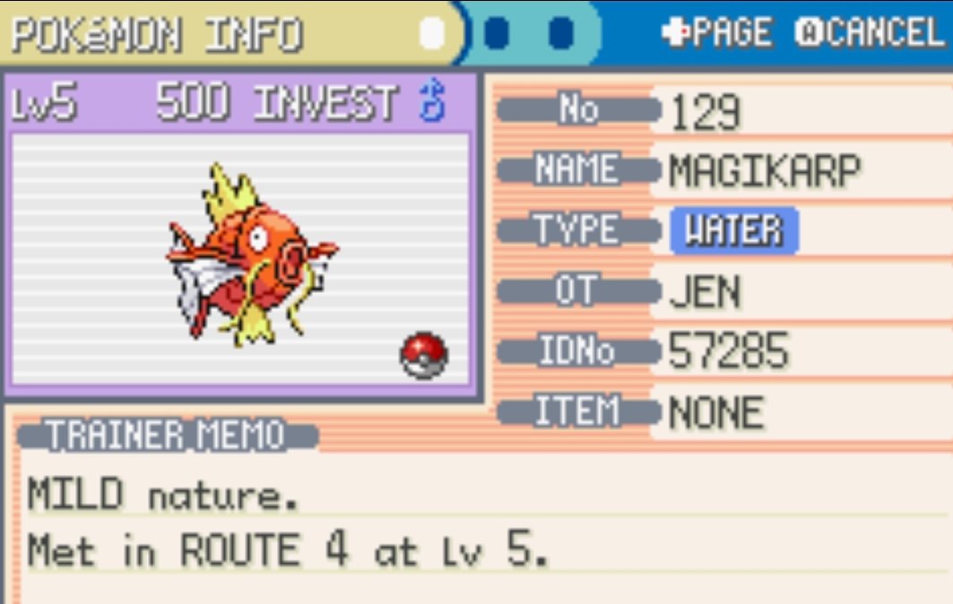 I met this lovely man who gave me an offer of a lifetime.... he said if I gave him $500 he would give me this awesome pokemon....

Just look at him!! You know he is strong by just the look of him!!