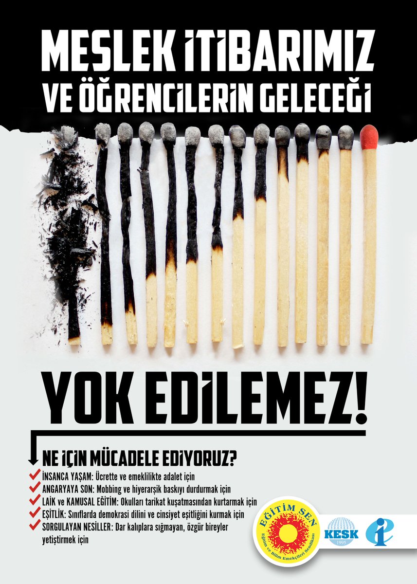 egitimsen's tweet photo. 🔴Meslek İtibarımız ve Öğrencilerin Geleceği Yok Edilemez! 
Afiş için👇
https://t.co/rABqe3kam2 https://t.co/IjpGuVRlJP