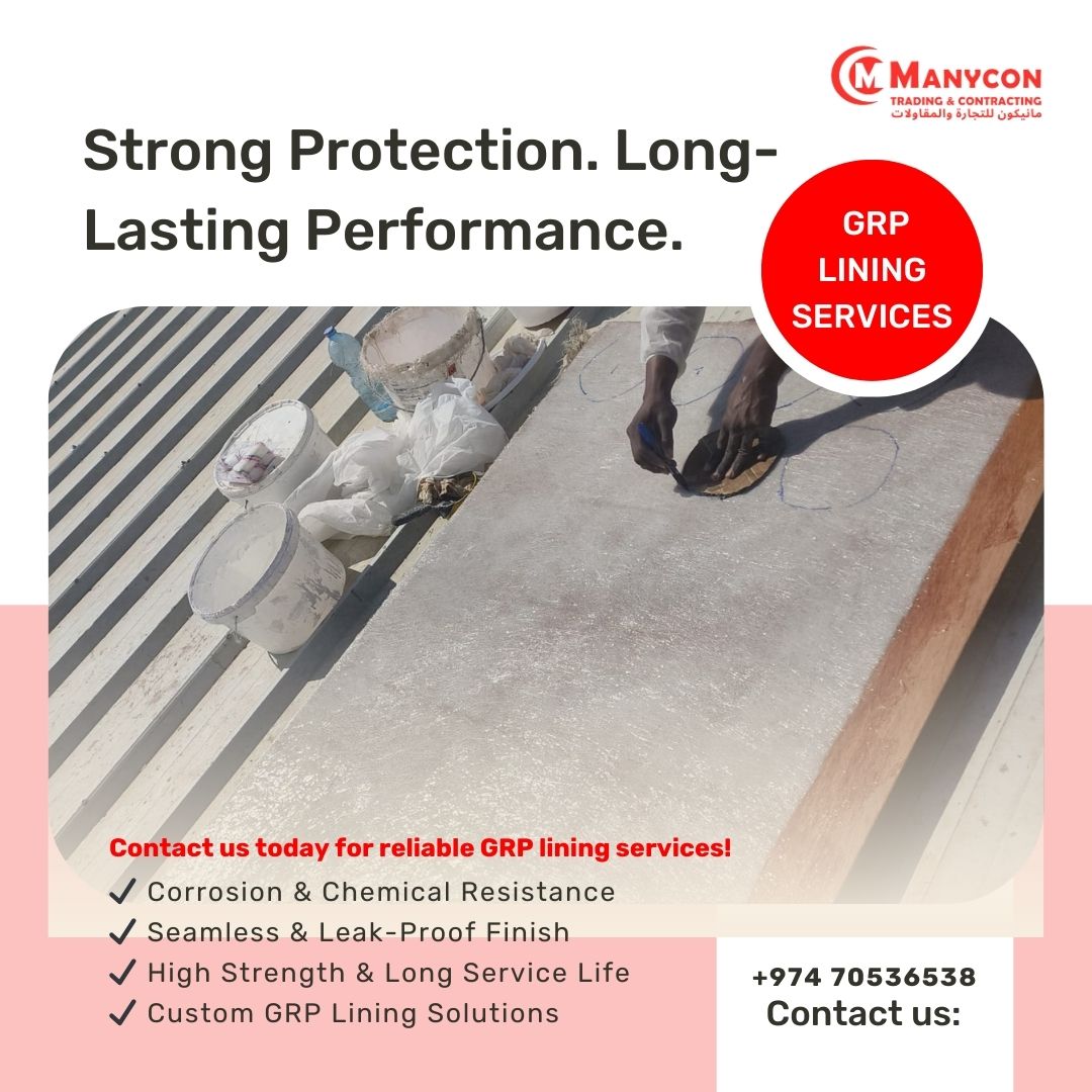 ManyconC's tweet photo. Strong Protection. Long-Lasting Performance. 🛡️

Protect your surfaces with expert GRP Lining Services by MANYCON — corrosion resistant, leak-proof, and built for durability in demanding environments. https://t.co/ueGlcAu9sm