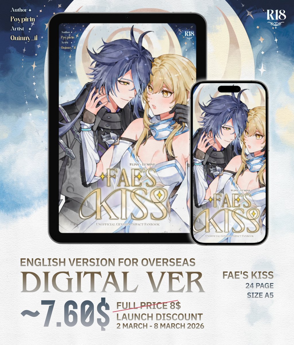 Digital ver for #Flinslumi fanbook~✿Ღ (EN ver)
📍vgen.co/quinny_il/prod…

Launch Discount -5% (2 March - 8 March 2026)
Thank you ! ❤️