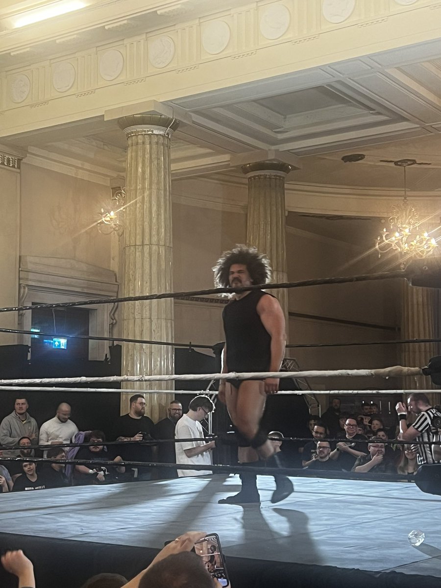 recorded a podcast episode about the welsh scene yesterday morning, watched carlito wrestle yesterday afternoon then went home and recorded another podcast episode talking about women in wrestling in 1998, it’s an okay life