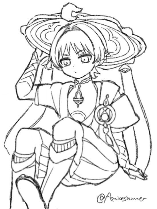 Aquicesummer's tweet photo. 最近描けないので、数年前の落書き放流しとこう…。 https://t.co/13cKMJSB8O