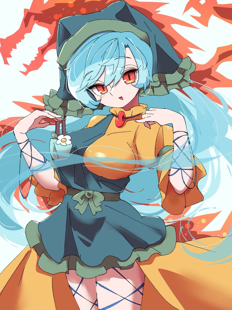 埴安神袿姫 「描くと好きになるシリーズ! #東方Project #埴安神珪姫」|パチェキチ@skeb受付中 紅楼夢L-03bのイラスト