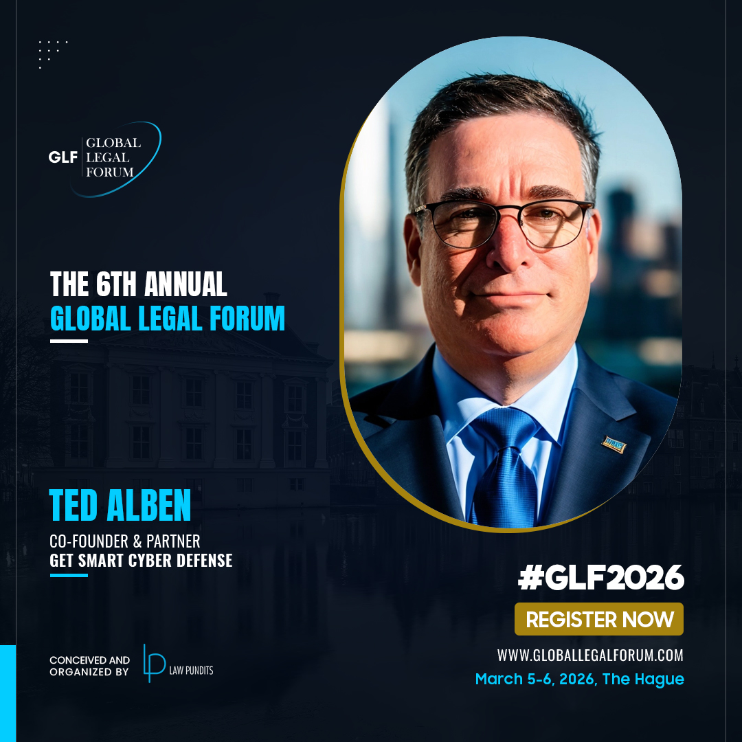 𝗠𝗲𝗲𝘁 Ted Alben — Partner &amp; Co-Founder at GetSmart Cyber Defense. 25+ yrs securing critical infrastructure &amp; tackling AI threat vectors.

March 5–6 | The Hague
Register: globallegalforum.com/tickets

#GLF2026 #Cybersecurity #AIThreats #DataPrivacy