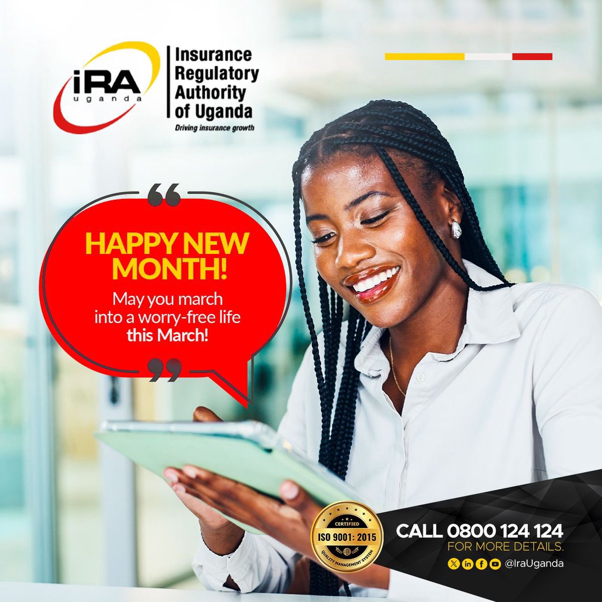 IraUganda's tweet image. Welcome to March. Welcome to the Insurance Innovation Awards Month. 
We are here to drive insurance growth together. 
#BeInsured #InnovationAwards2026