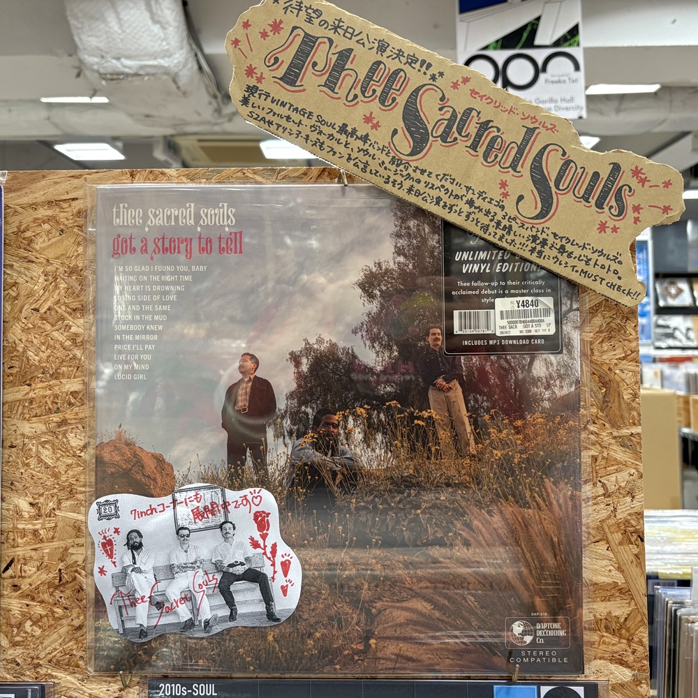 HMV record shop渋谷/SOUL】THEE SACRED SOULS待望の初来日公演決定