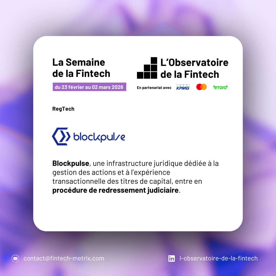 L'Observatoire de la Fintech tweet media