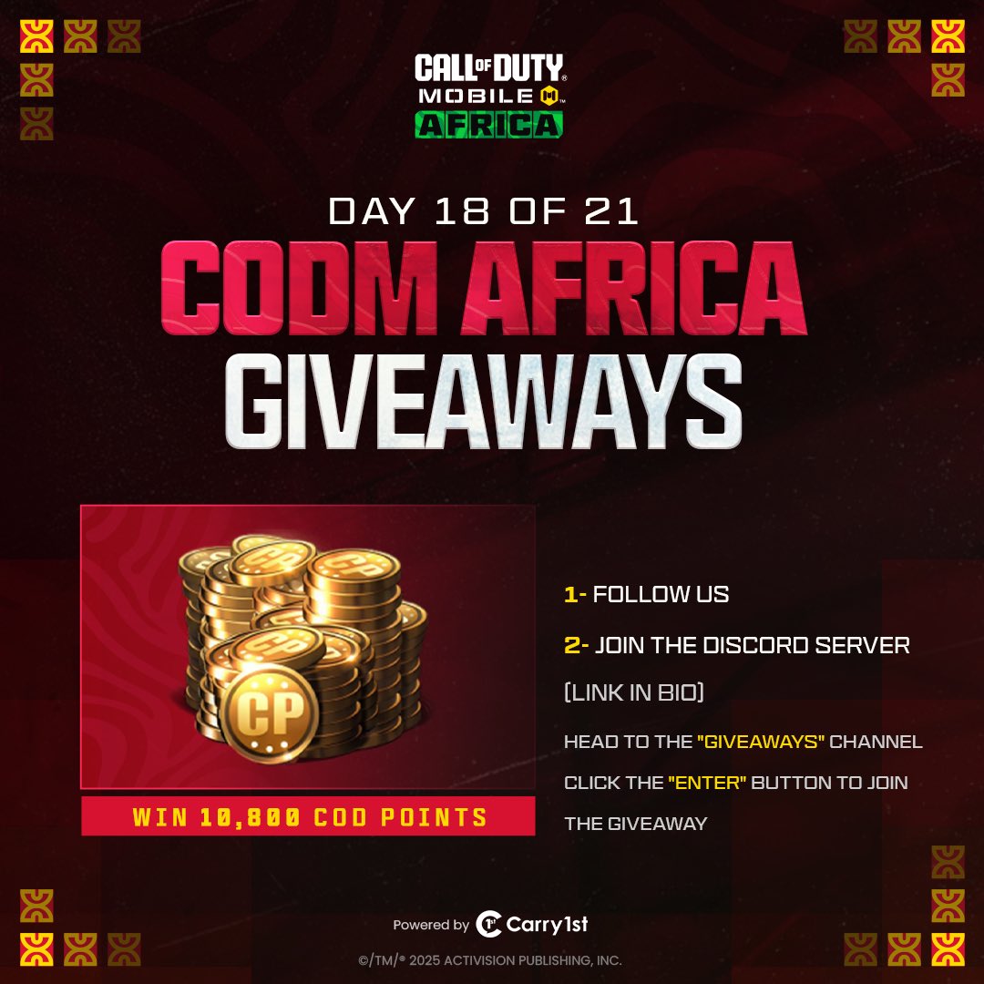 Call of Duty: Mobile Africa tweet media