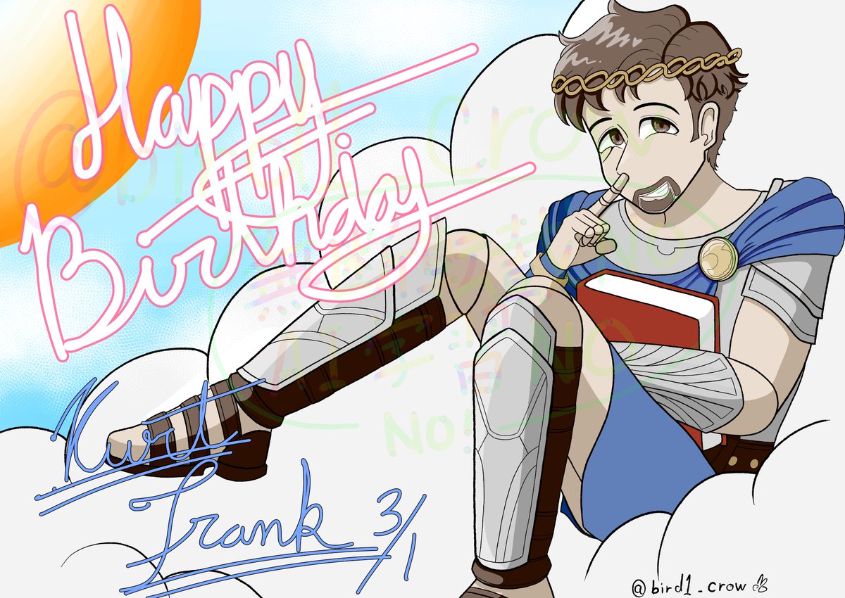 一日遅れだけど誕生日おめでとう‼

#カート・フランク生誕祭2026
 #カート・フランク誕生日2026