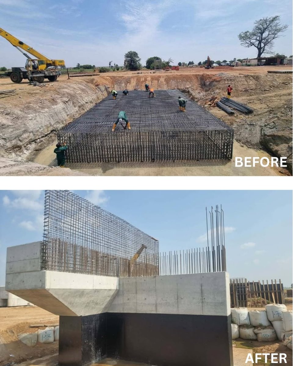 Current progress on the Buruku bridge involves an 850m long bridge over the Kastina-Ala river in Benue State. With Superstructures (Piers and Crossbeams) still in progress, 80% Piling and Foundations have been completed.

#setraco #bridgingforthefuture