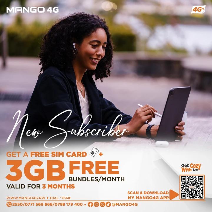 Mango4G's tweet image. New to Mango 4G?? Free SIM and 3GB each month for three months. Mango 4G makes switching worth it. Fast, simple, and designed to keep you rolling strong.

#truly4gnetwork #mango4g #getcozywithus