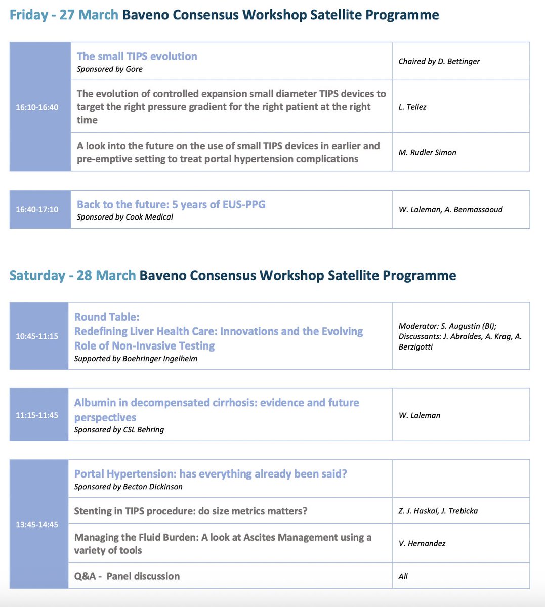The Baveno Cooperation: an EASL Consortium tweet media