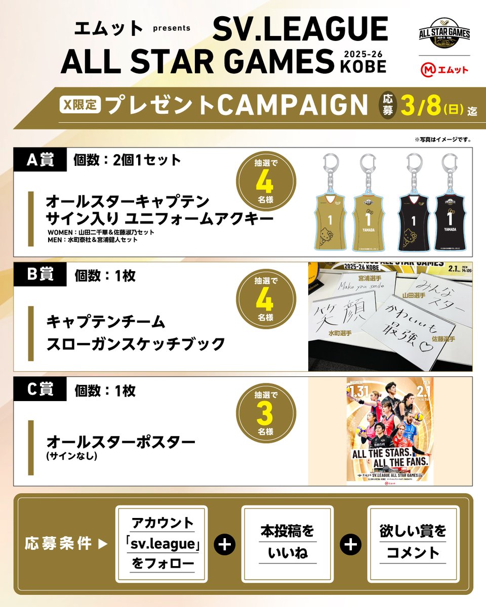 エムット_SVリーグオールスター オールスターゲームから1ヶ月… X限定