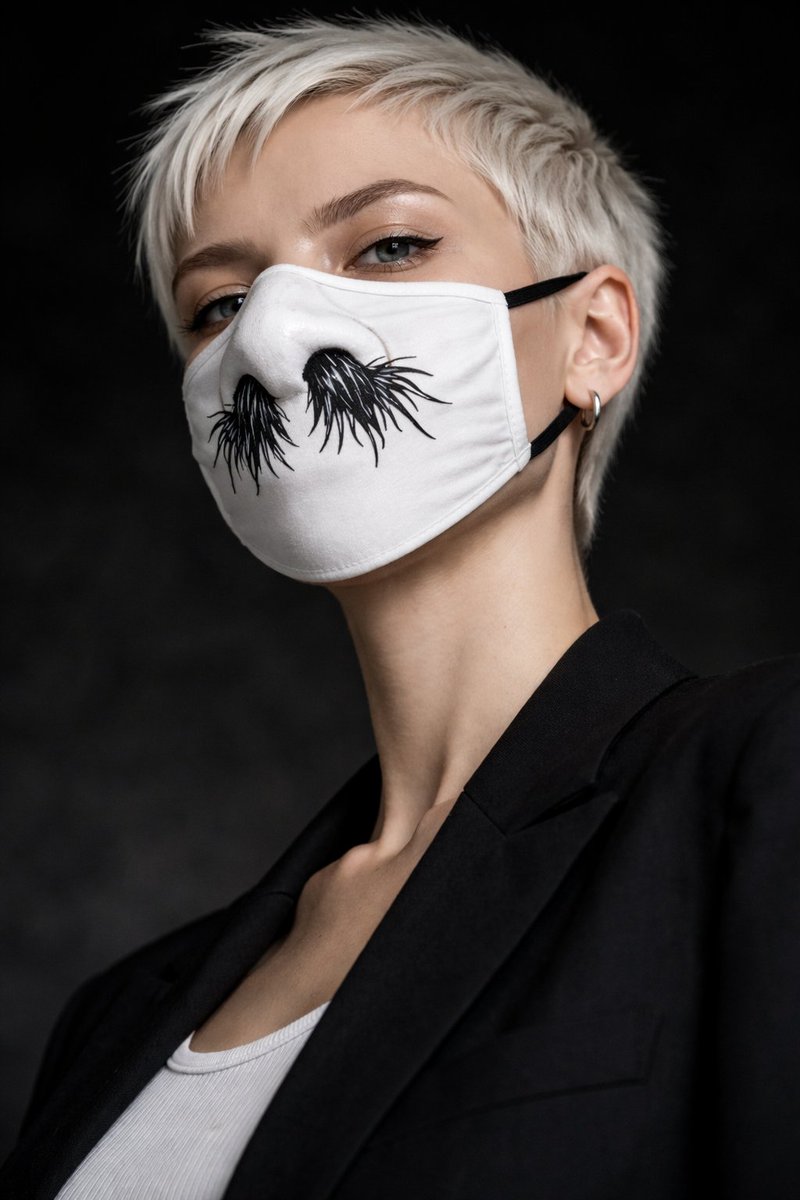 piZunoHa's tweet photo. テーマ：「マスク」 🏷️：#AImask https://t.co/BzSMIZlxHw