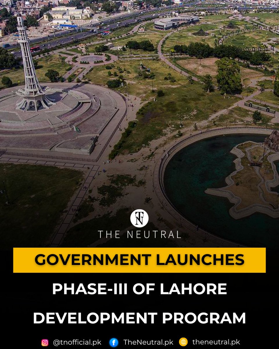 TNeutralpk68070's tweet photo. Punjab government to start Phase-III of Lahore Development Program, focusing on drainage and water supply improvements in underserved neighborhoods.

https://t.co/KVwKko3jbr

#theneutral #Punjab #Lahore #DevelopmentProgram #WaterSupply #Drainage #Infrastructure #UrbanDevelopment https://t.co/bAcyfl5okU