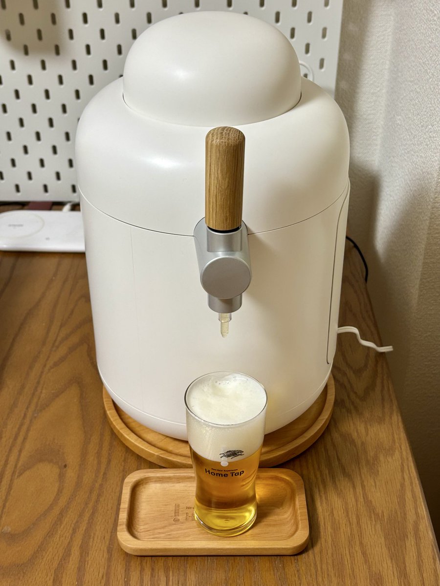 キリン岡山工場で感動して契約したホームタップ。 一番搾りプレミアム