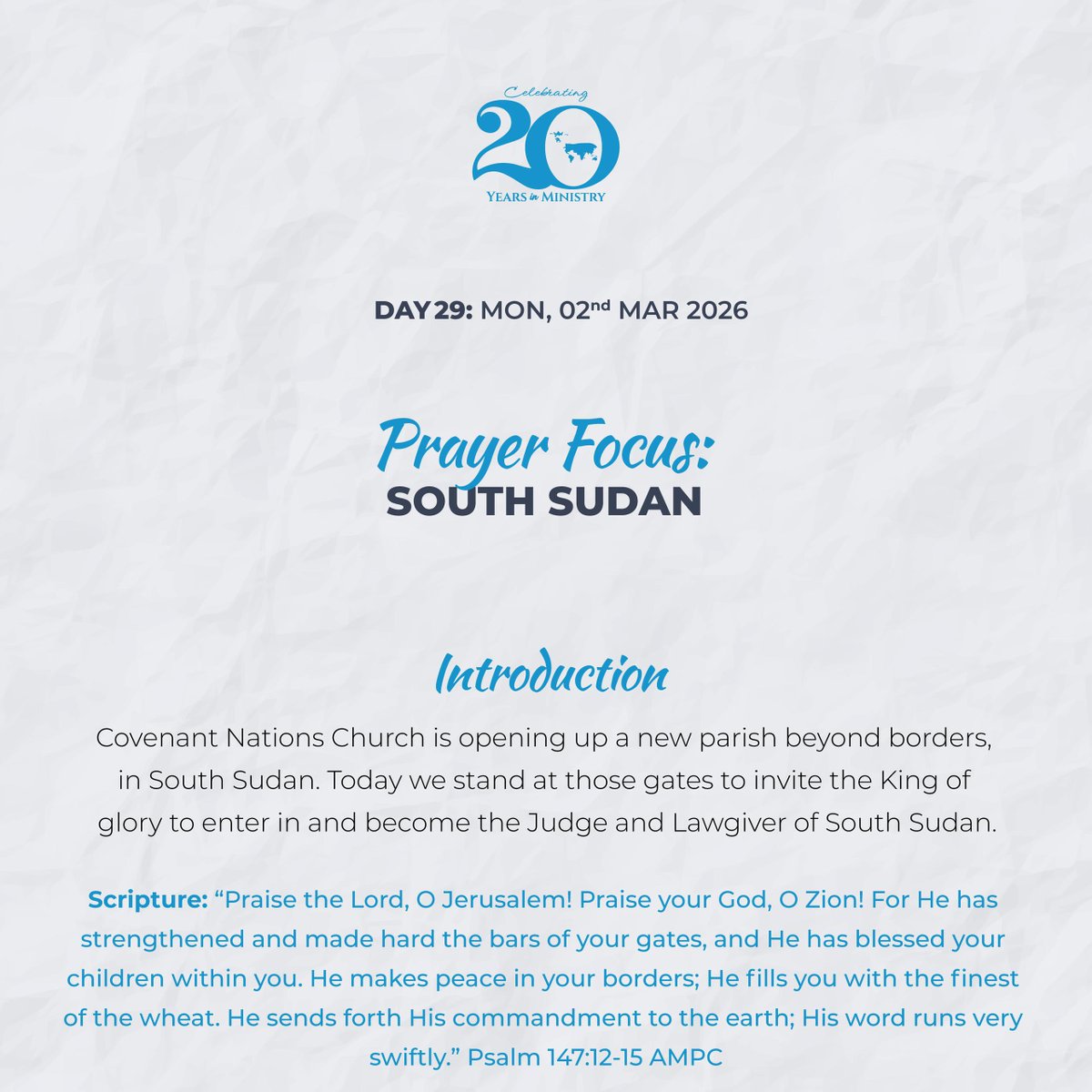 Covenant Nations Church tweet media