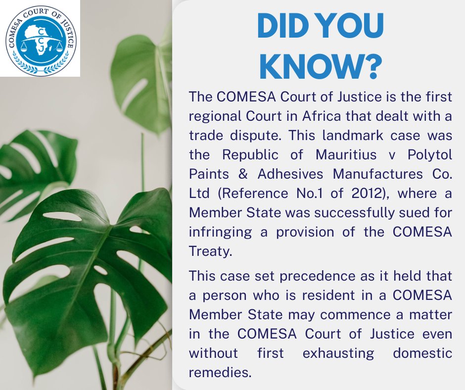 COMESA Court of Justice tweet media