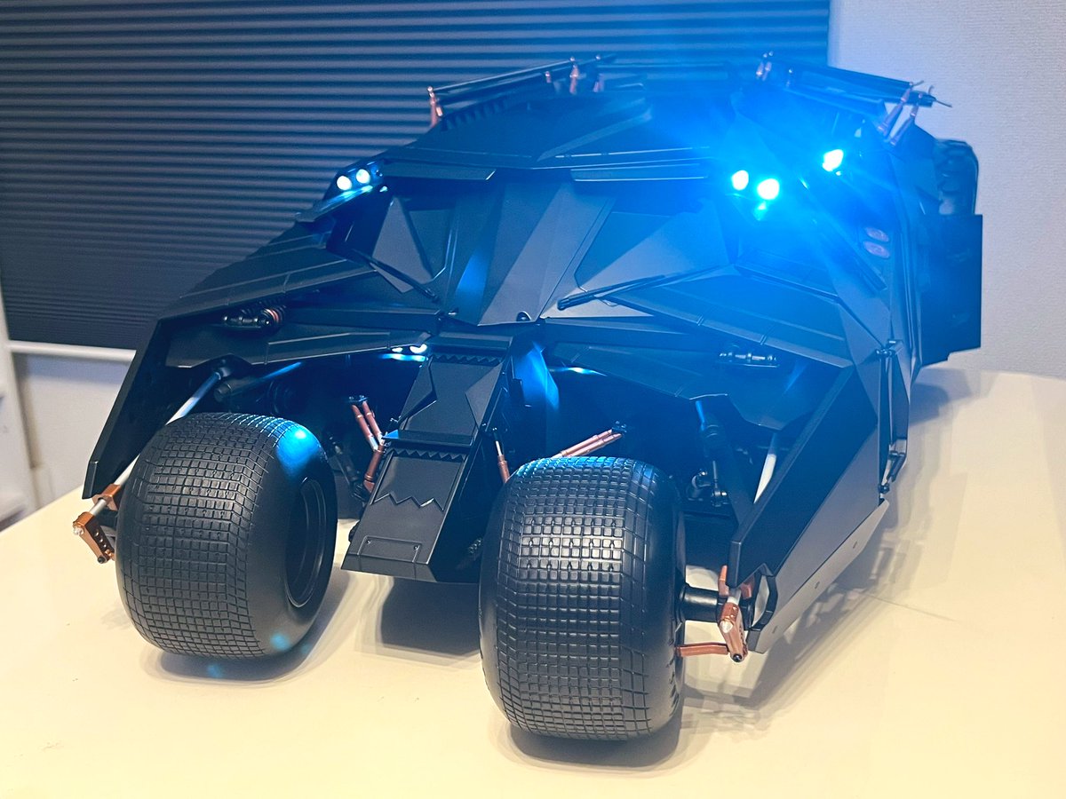 全120号 バットモービル タンブラー 完成 電飾などギミックを紹介して