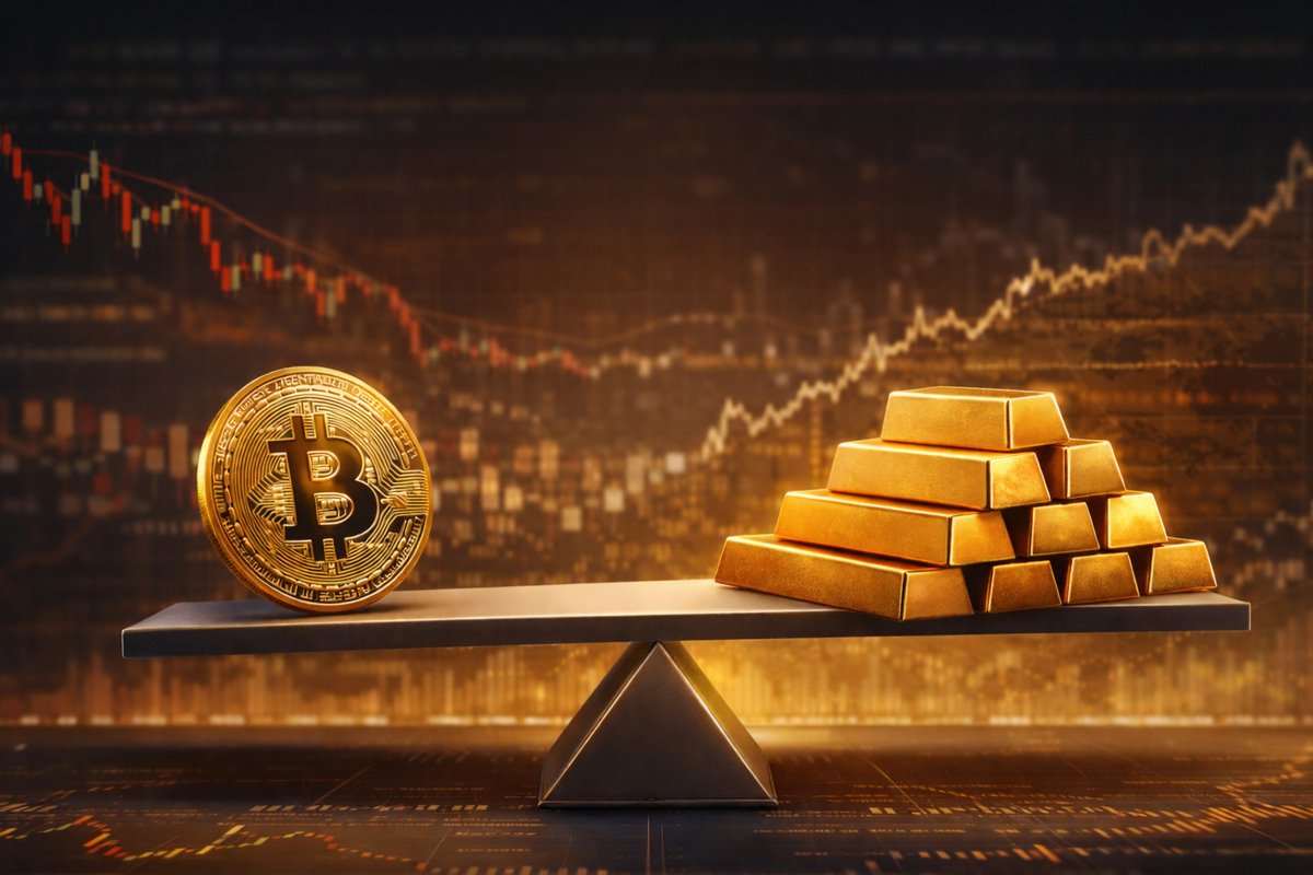 LATEST: 📈 Jan3 CEO Samson Mow says Bitcoin is signaling a potential price reversal, with gold overextended at current prices and BTC at 24%-66% below its trend relative to gold's market cap.