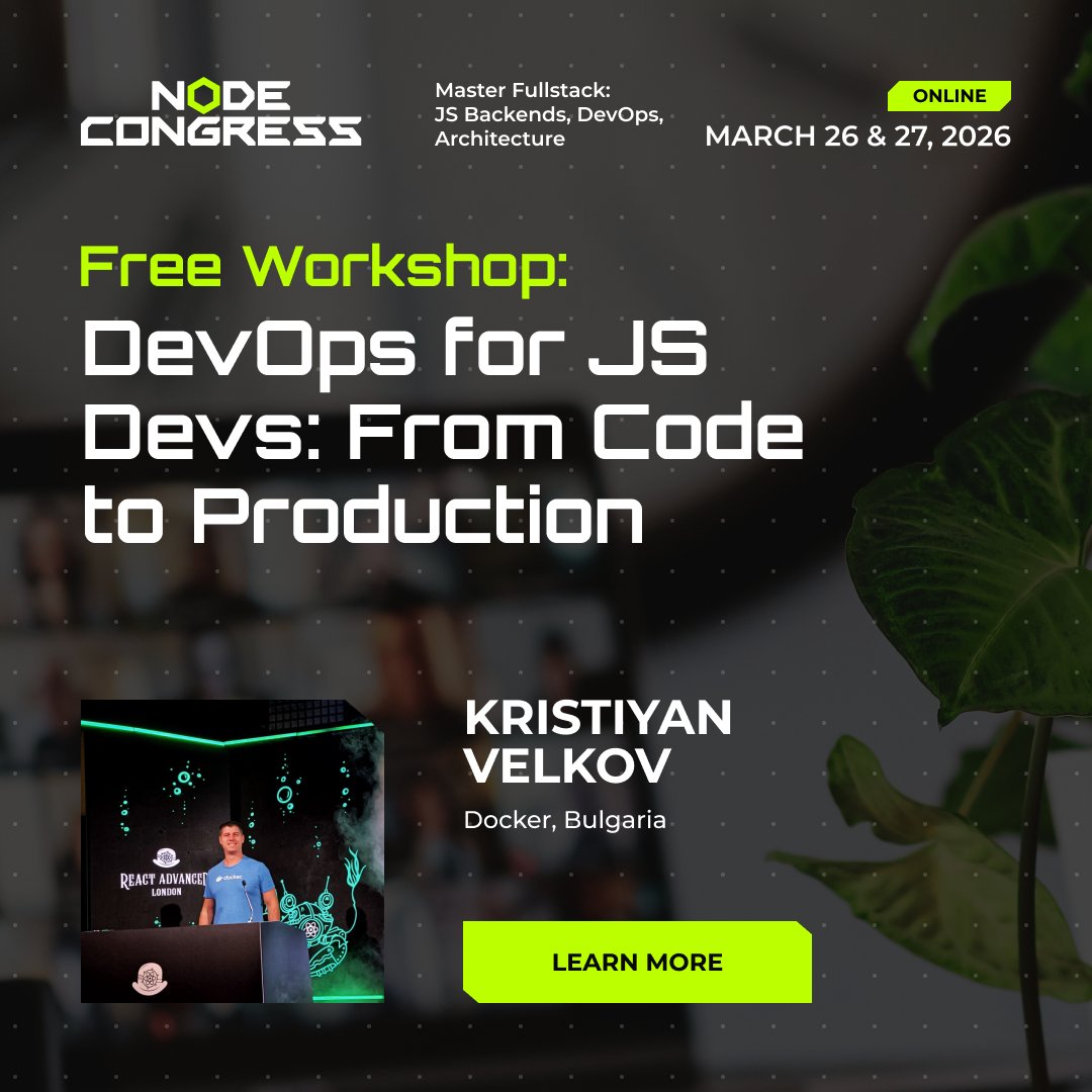 Node Congress🔥March 26 & 27, 2026 tweet media