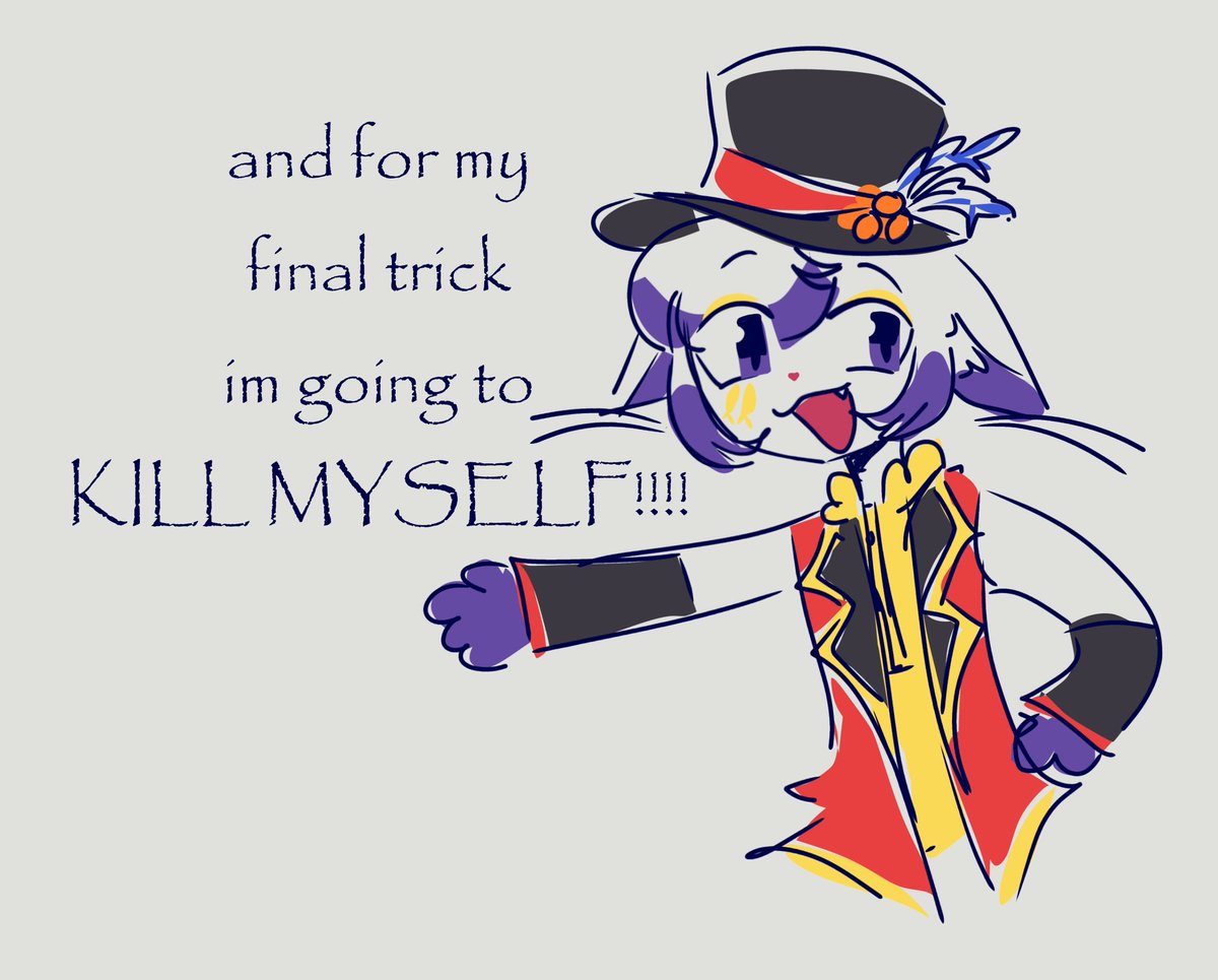 <a href="/ClownfihPlushie/">#1 CLOWNFISH FAN💜💜💜💜</a> I made this in 10 minutes hit the like button 

Perhaps ill make serious art once my yonkagor plush arrives home...