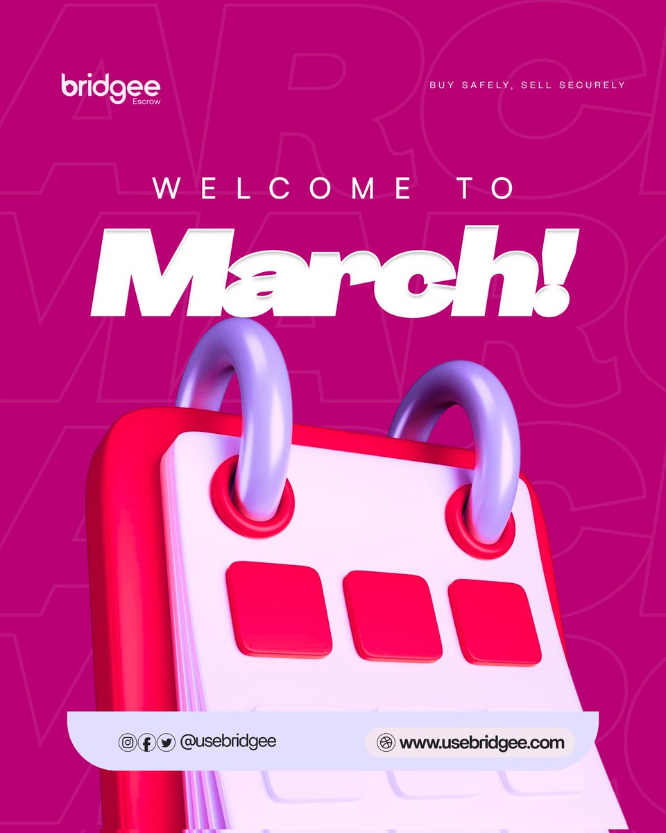 usebridgee's tweet photo. To every vendor on Bridgee and beyond — Happy New Month! 💜
May March bring you more sales and more wins. We've got your back on every transaction, so go smash those goals!
#usebridgee https://t.co/qY1N3Euhhr