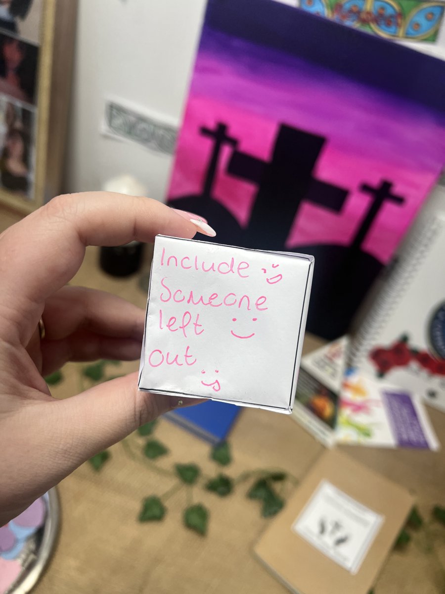 SacredHrtCrosby's tweet image. So far in Lent, our Chaplaincy group have been working on the ways that we can challenge ourselves during Lent. They have created Lenten Cubes that they will roll each day throughout Lent, and whatever challenge it lands on is their focus for that day. #lent #service #chaplaincy