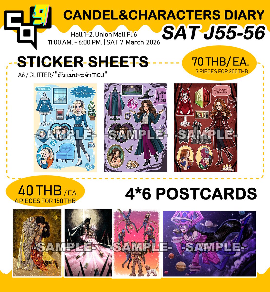 C a n d e l #CQ9 SAT J55-J56 tweet media