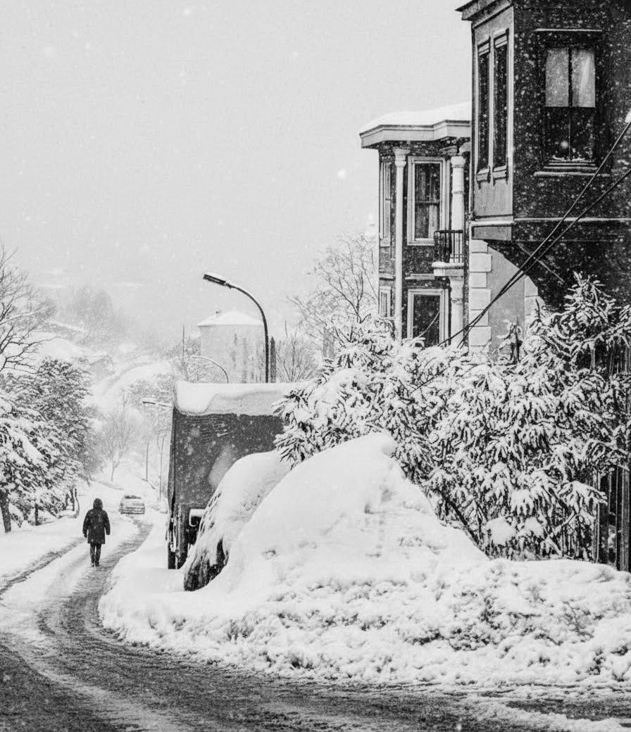 Kuzguncuk’da karlı bir gün…