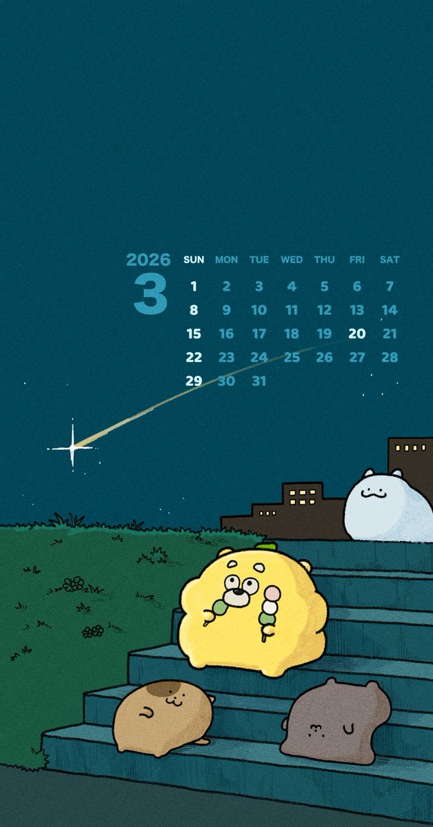 3月カレンダー💫