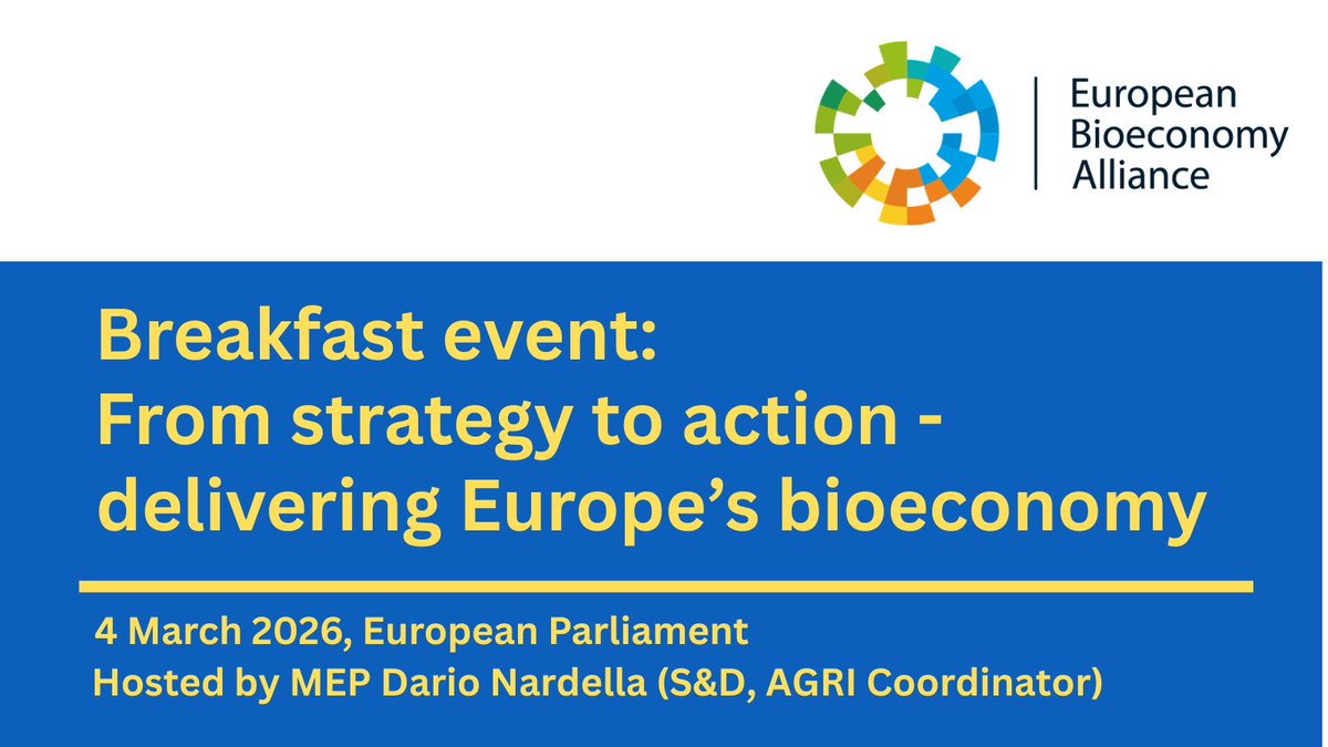 European Bioeconomy Alliance tweet media