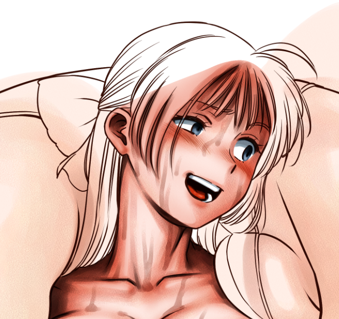 イラスト進捗。亀進行。朝の電話だけで疲れたw晩御飯にします。 