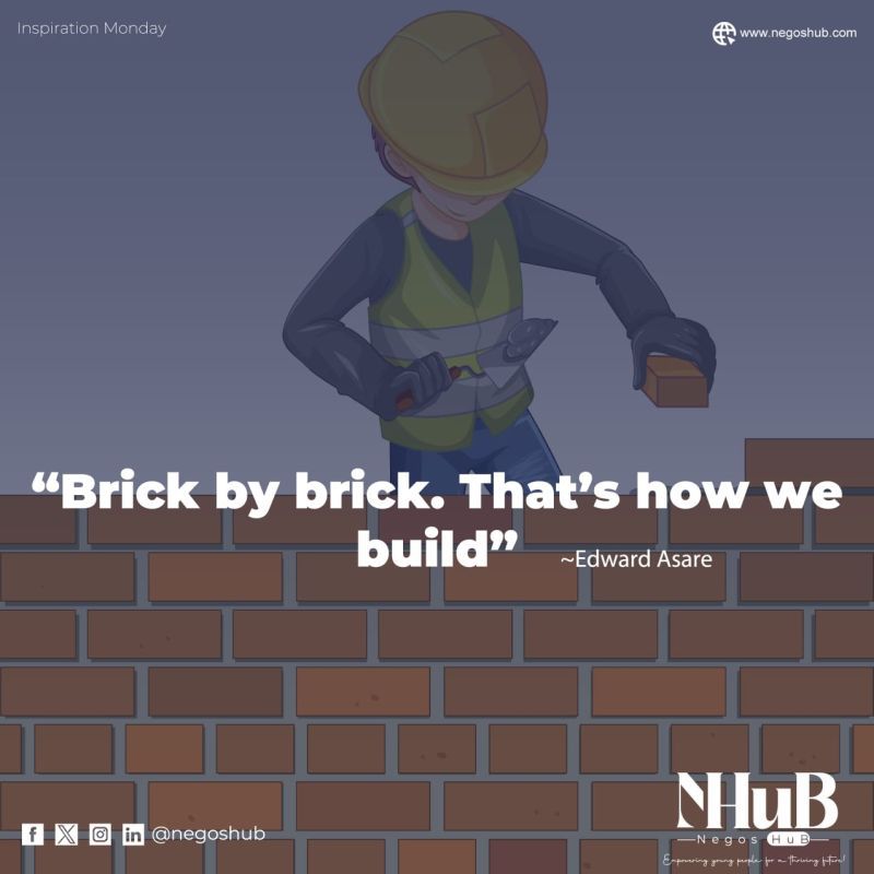 negos_creations's tweet photo. Brick by brick—that’s how we build.
Not every day is loud with wins. Sometimes it’s just honest work, a kind word, a quiet prayer. Keep showing up. The wall is rising, even when you can’t see it.
Join us: https://t.co/16Z96hxHYS https://t.co/1WvCTCenyo