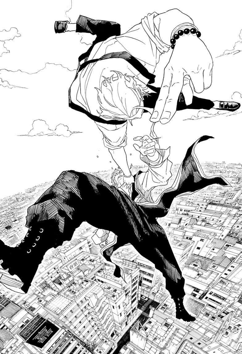 Je le jure on en fait pas assez avec Kagura bachi 

Déjà les dessins et l’histoire sont fous et en plus on a des planches incroyables avec des mises en scènes de zinzin