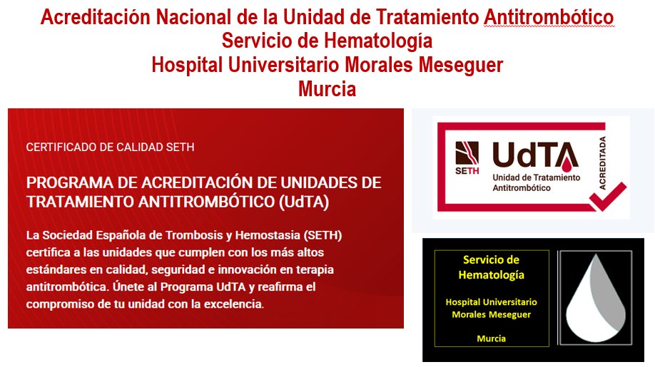 Servicio de Hematología. Hosp. U. Morales Meseguer tweet media