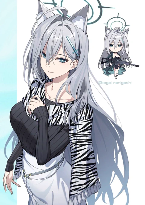 コラボ衣装シロコテラーが良かったので #ブルアカ