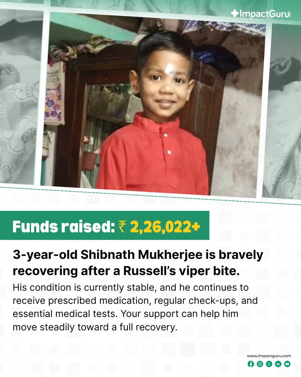 ImpactGuru's tweet photo. Healing takes time, love, and community. Let’s stand together to help Shibnath regain his strength and smile again.

Support Shibnath: https://t.co/OHa5IdxaR1

#ImpactGuru #Milestone #AlwaysHelp https://t.co/cl9XRdZbcf