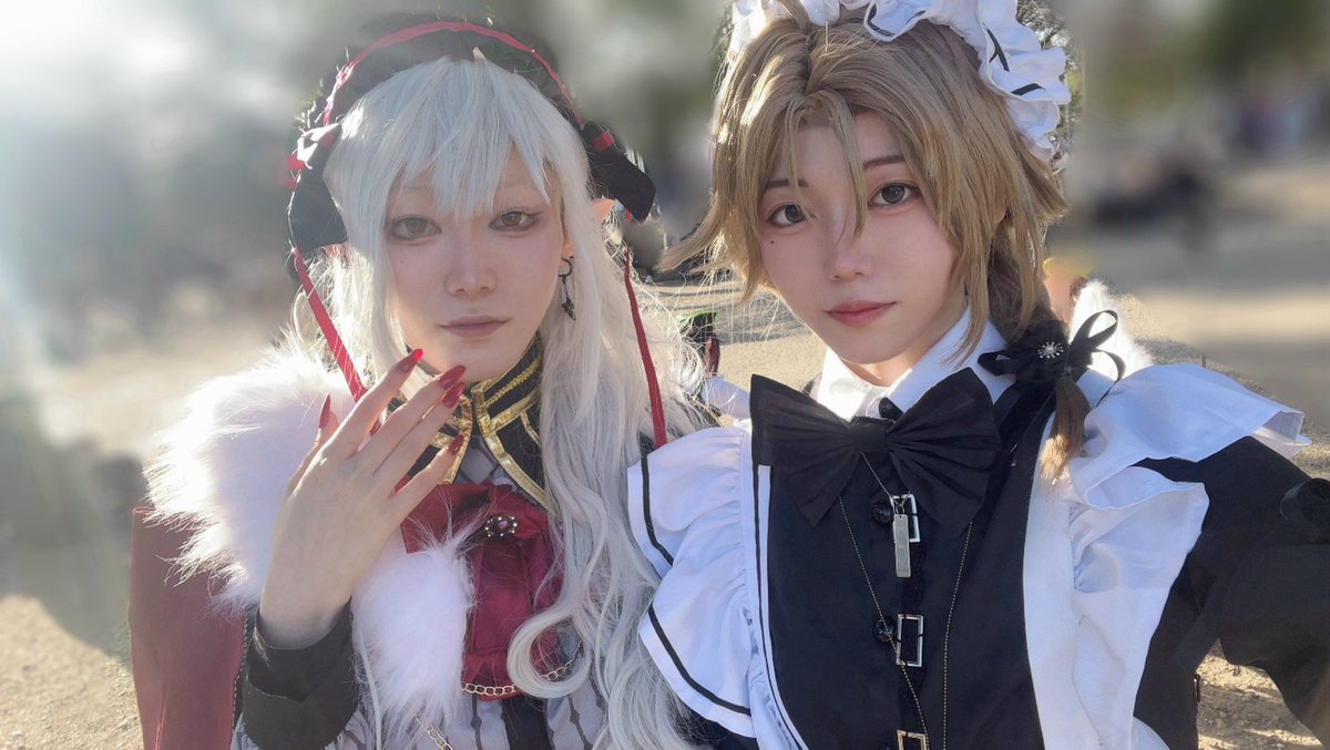 m_625ne's tweet photo. ⚠︎cos 🌈🕒/🔫、🎲🚺(女体化)

🎲さんともお写真撮ってきたよ〜

🎲▶︎@mu__tou_ 

#アコスタ鶴舞 https://t.co/O7iiYLVo1R