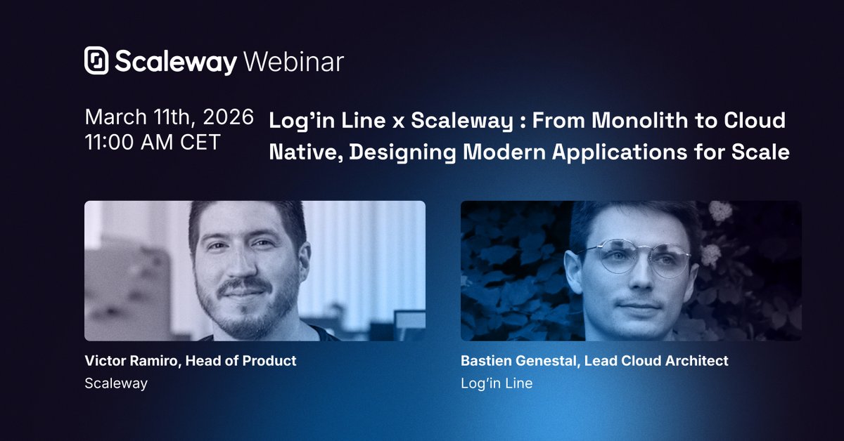 Scaleway tweet media