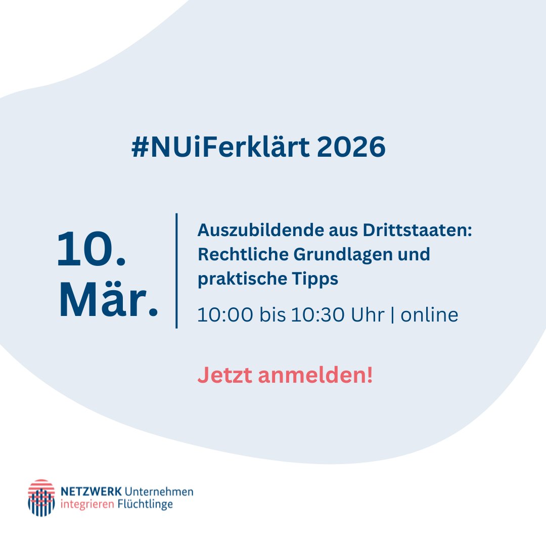 NETZWERK Unternehmen integrieren Flüchtlinge tweet media