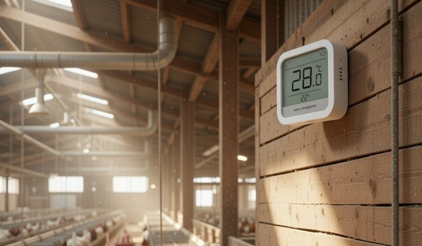 CO2 temperature humidity are parameters important to chicken farms. It both affects efficiency of operation and maximize yield. Another perfect usecase for LoRaWAN.

Temperature-Humidity (29USD) - store.rakwireless.com/products/advan…
Temperature-Humidity-CO2 (49USD) - store.rakwireless.com/products/advan…