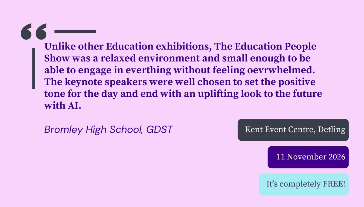 The Education People Show tweet media